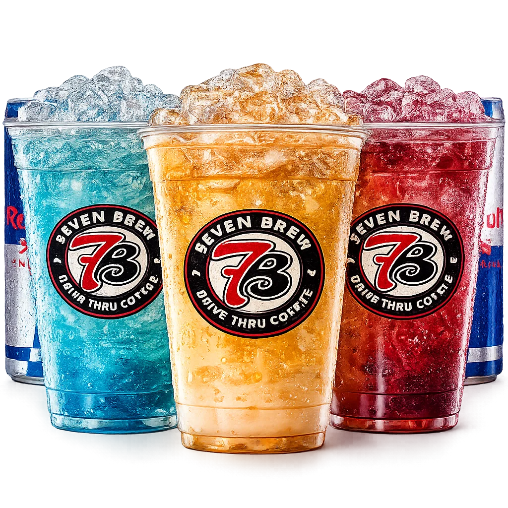 7 Brew Energy Drinks (Red Bull)