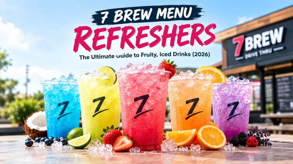 7 Brew 7 Fizz refresher-style fruity iced drinks