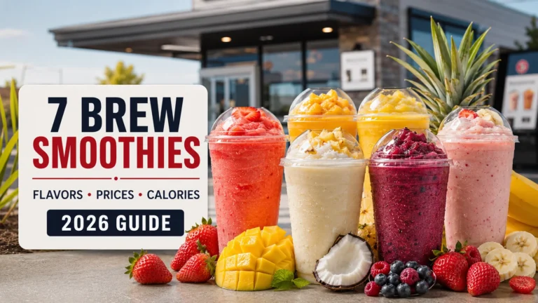 7 Brew Smoothies: Flavors, Ingredients, Prices & Full Guide (2026)